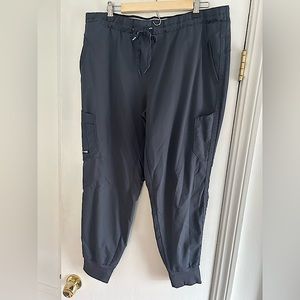 Grey’s Anatomy Kira Women's 5-Pocket Double Cargo Knit Cuff Jogger Scrub Pants